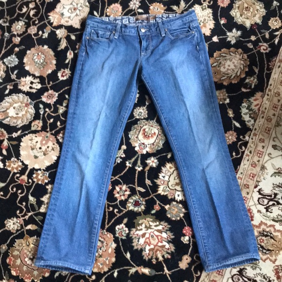 PAIGE PREMIUM DENIM BLUE HEIGHTS BLUE JEANS - Picture 8 of 9